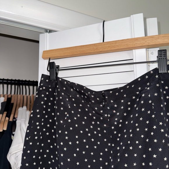 Madewell Silk Skirt in Black/Star Scatter - Picture 4 of 6